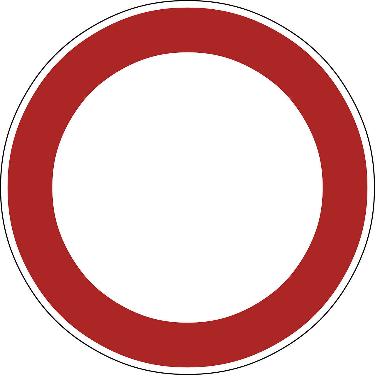 sign no vehicles prohibited free photo