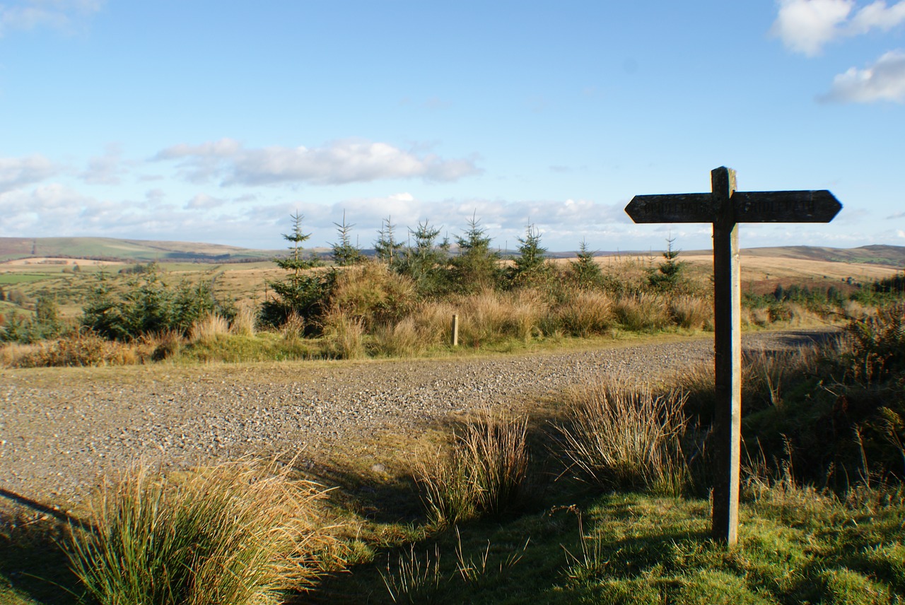 signpost journey hike free photo