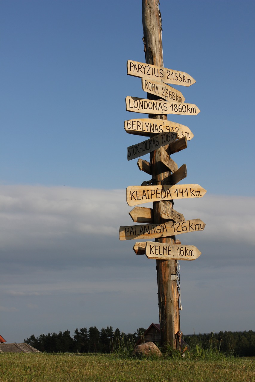signpost wooden direction free photo