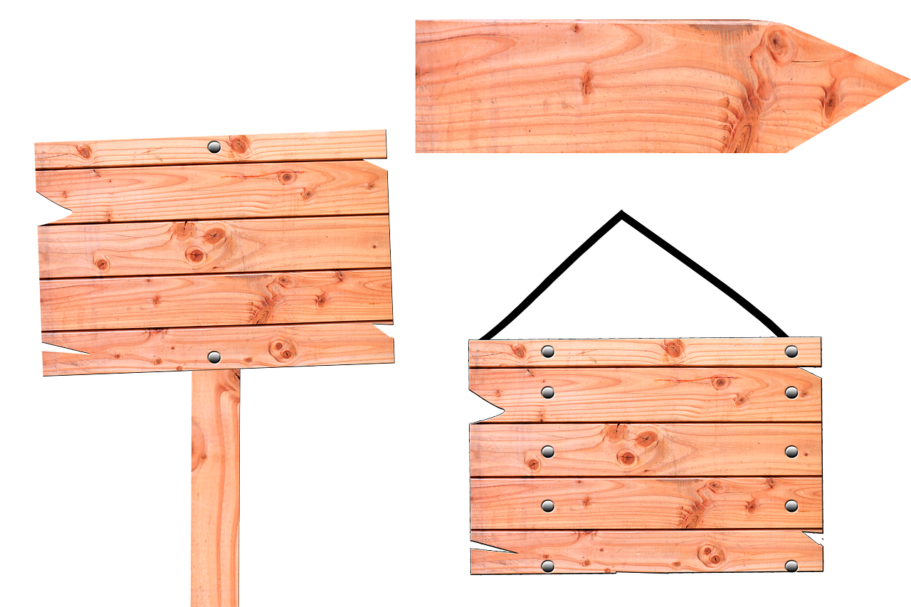 signs wood directory free photo