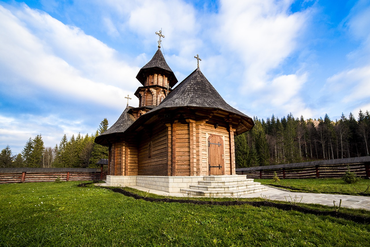 sihastria monastery putnei bucovina romania free photo