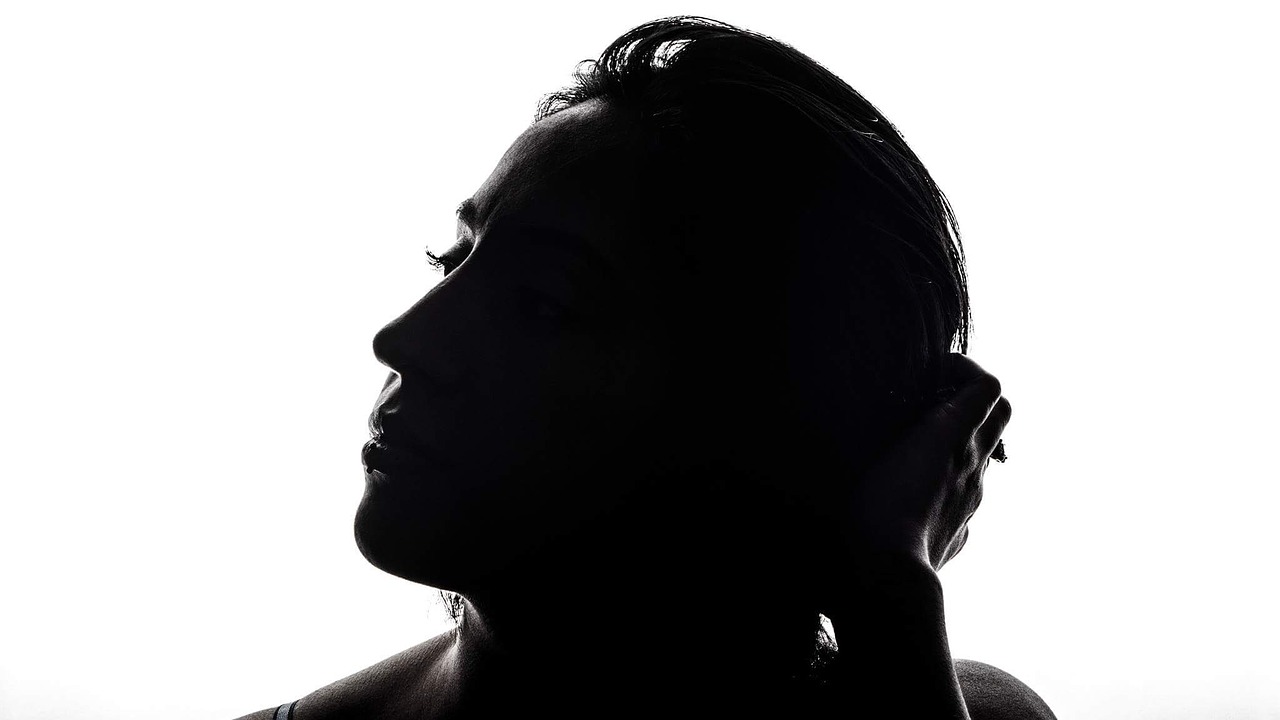 silhouette portrait women free photo