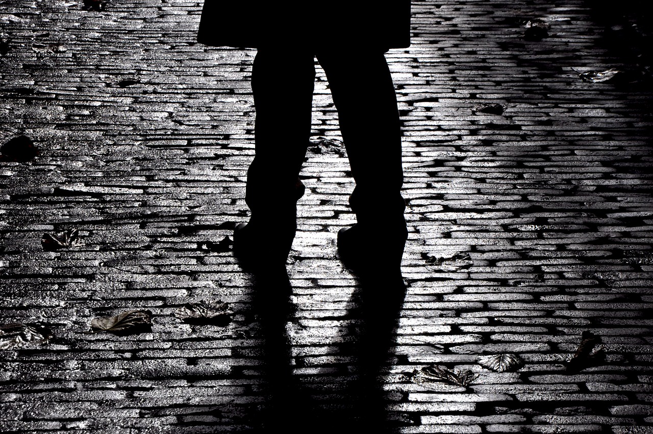 silhouette person shadow free photo