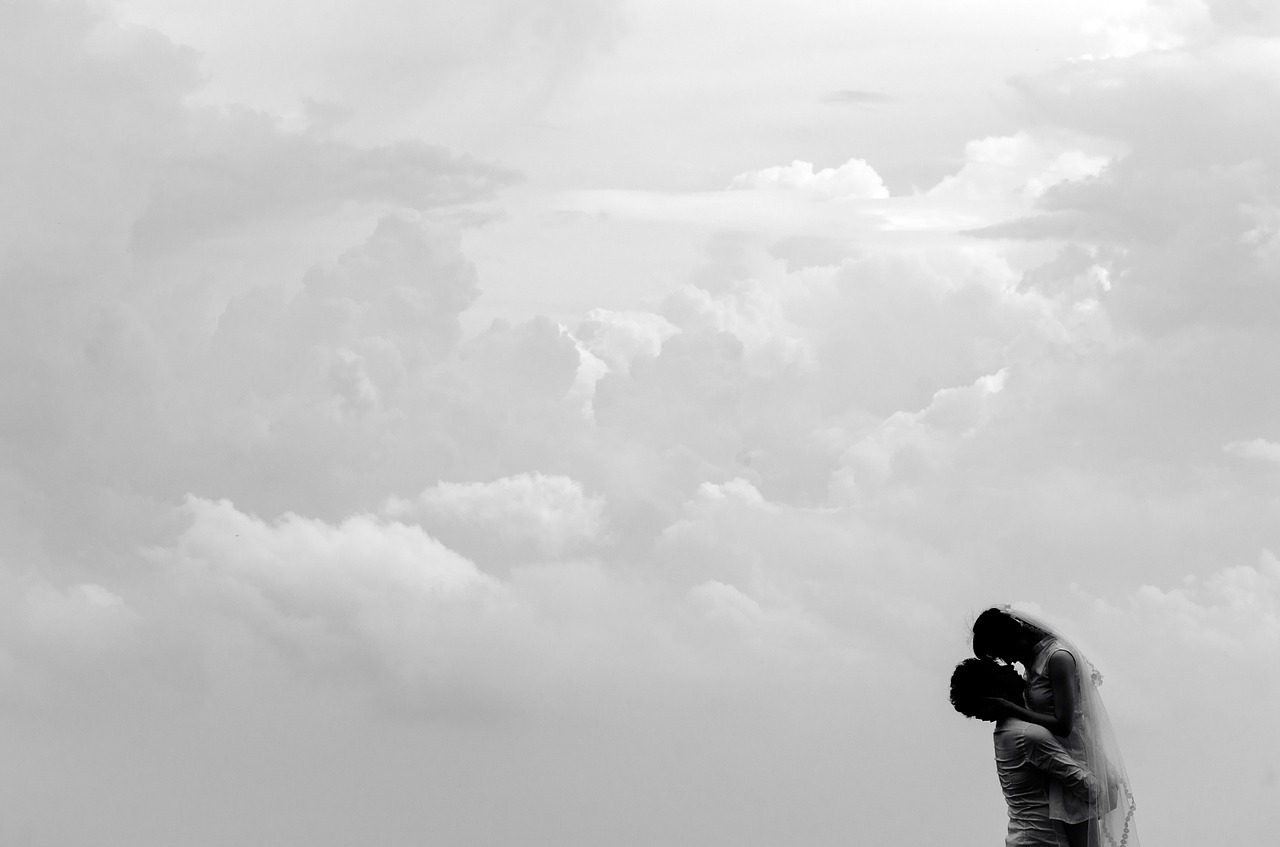 silhouette couple black free photo