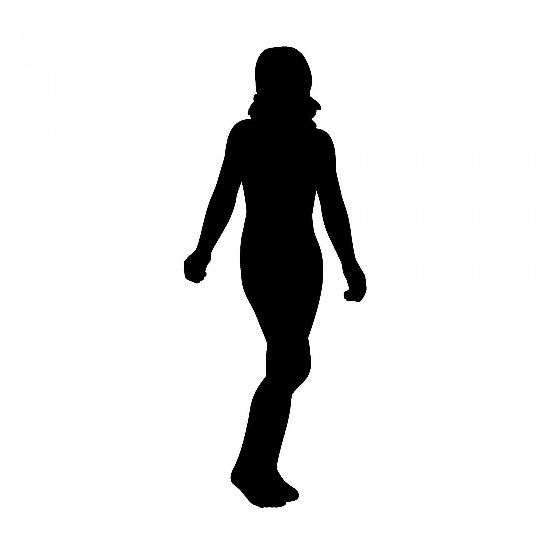 silhouette woman female free photo