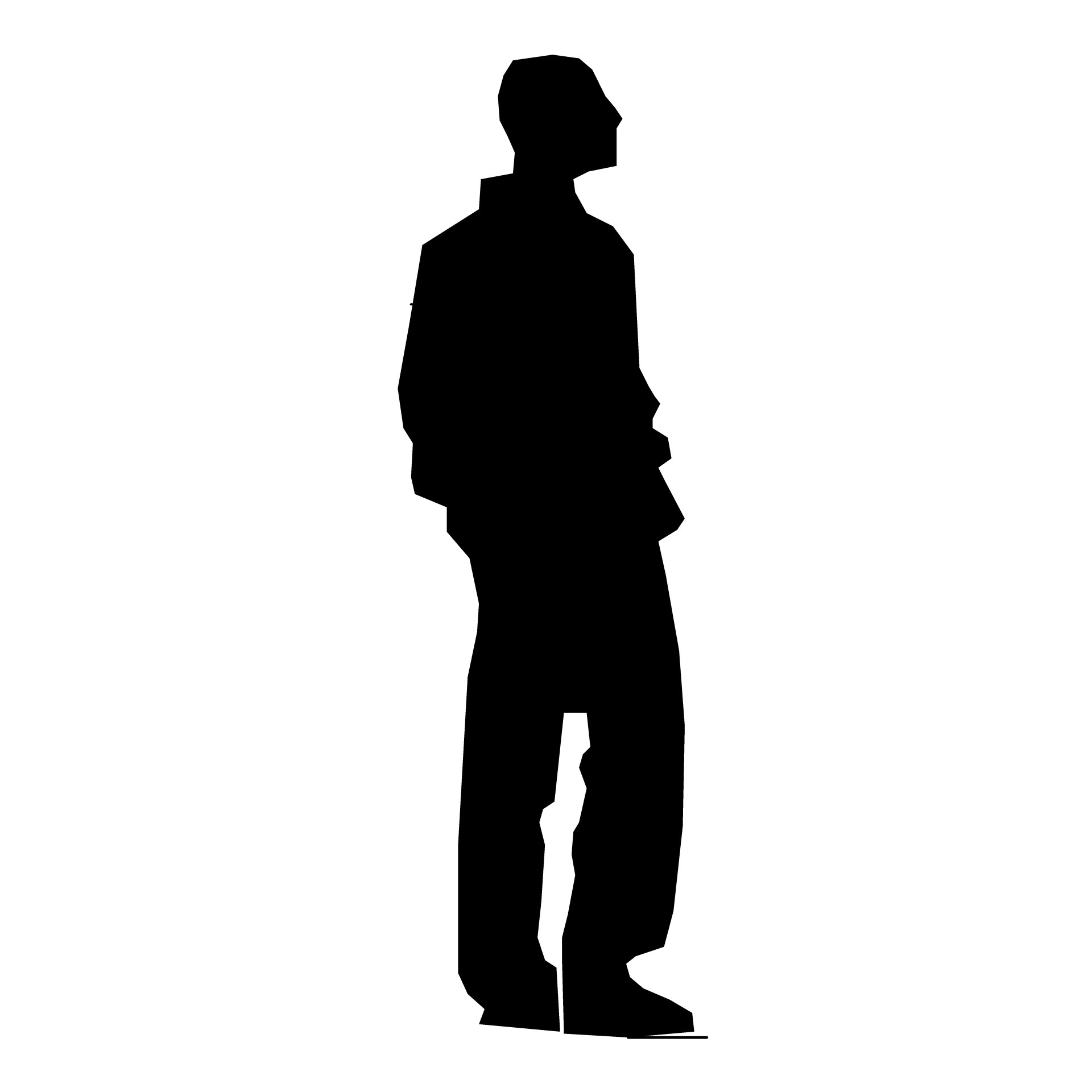 silhouette young man free photo