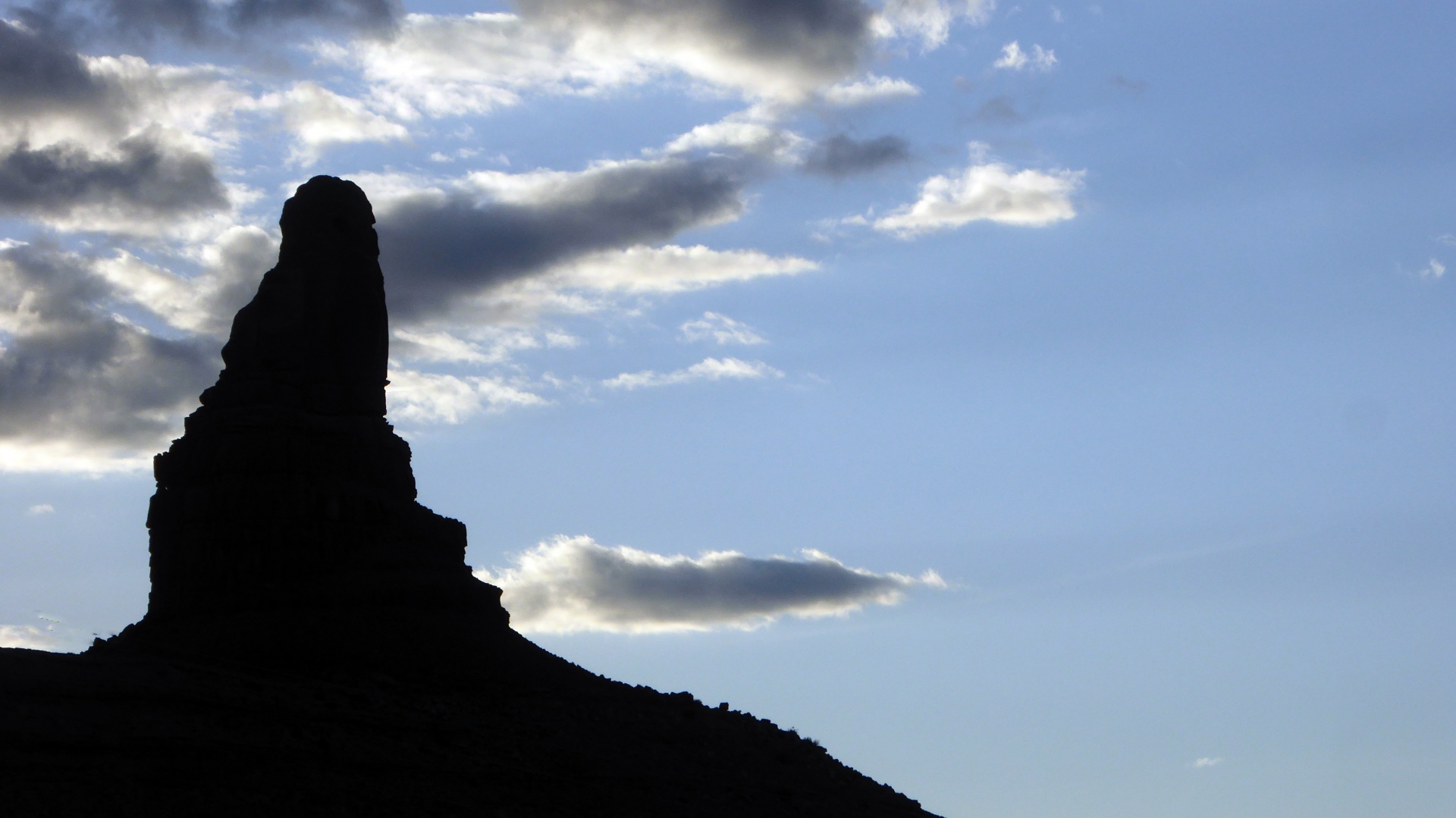 desert mountain silhouette free photo