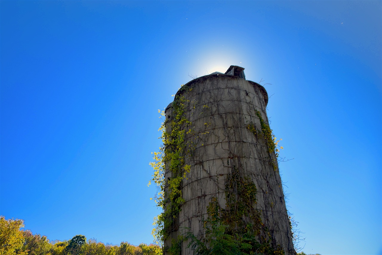 silo old rural free photo