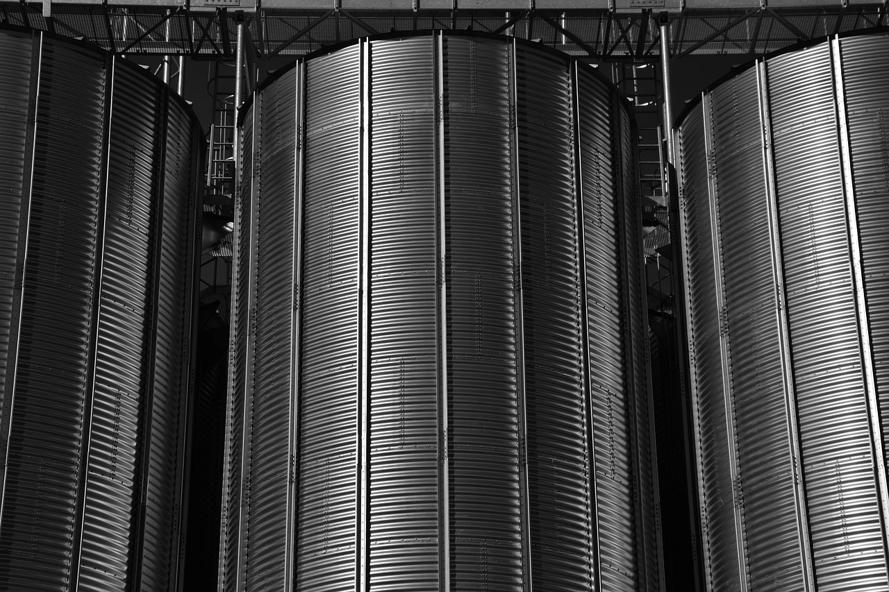 silo agriculture stock free photo
