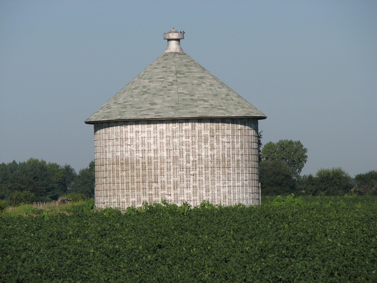 silo field farming free photo