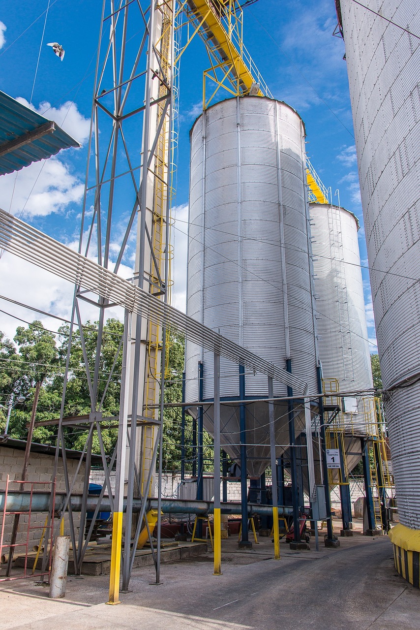 storage silos storage flour grain storage free photo
