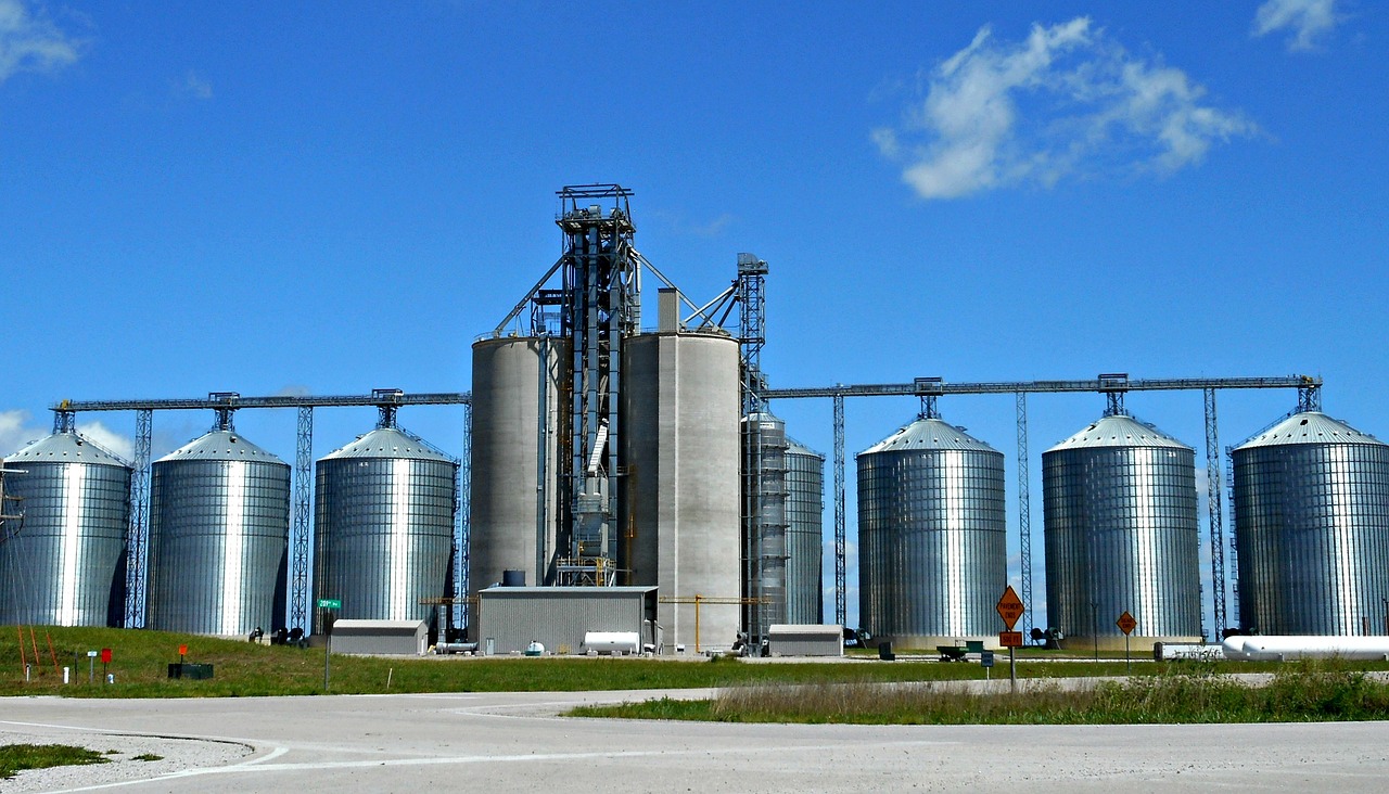 silos grain storage free photo