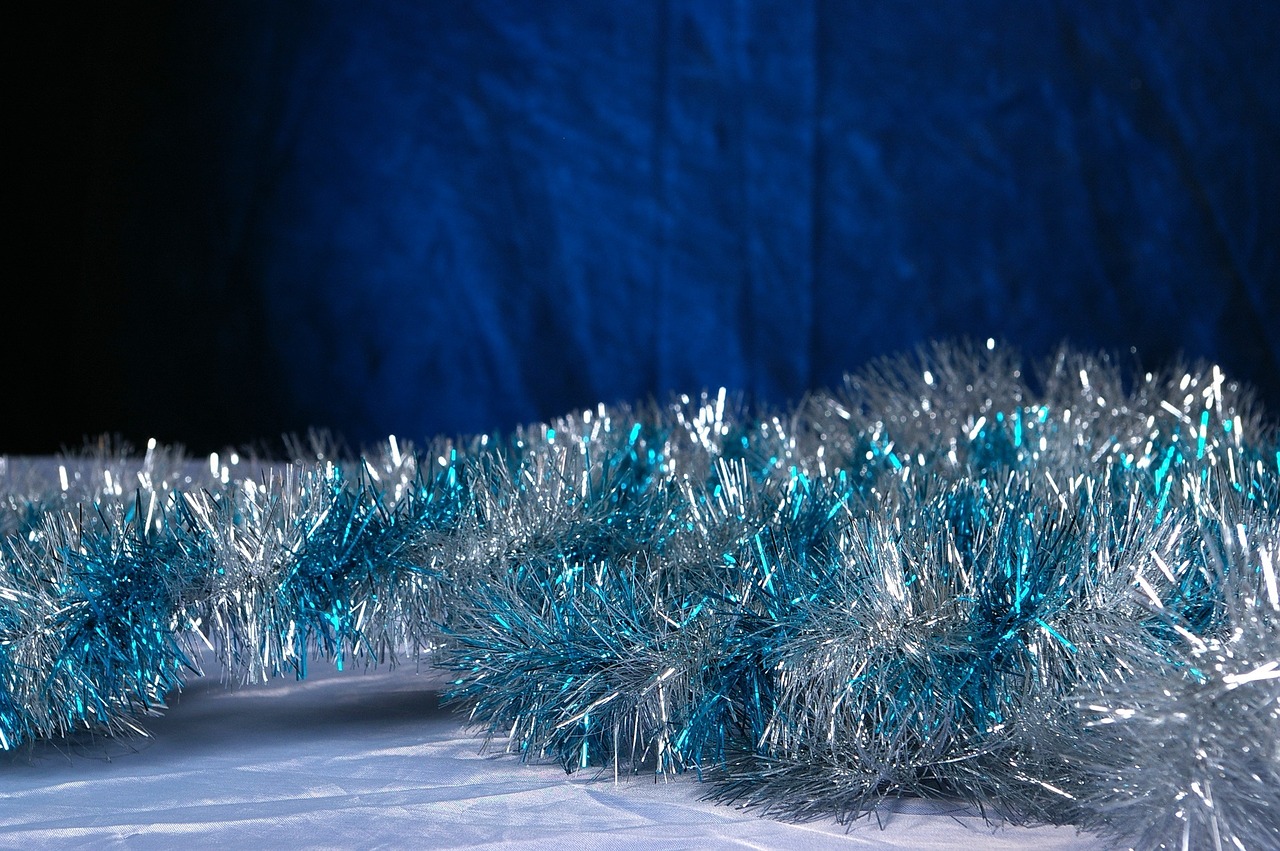 silver blue decoration free photo