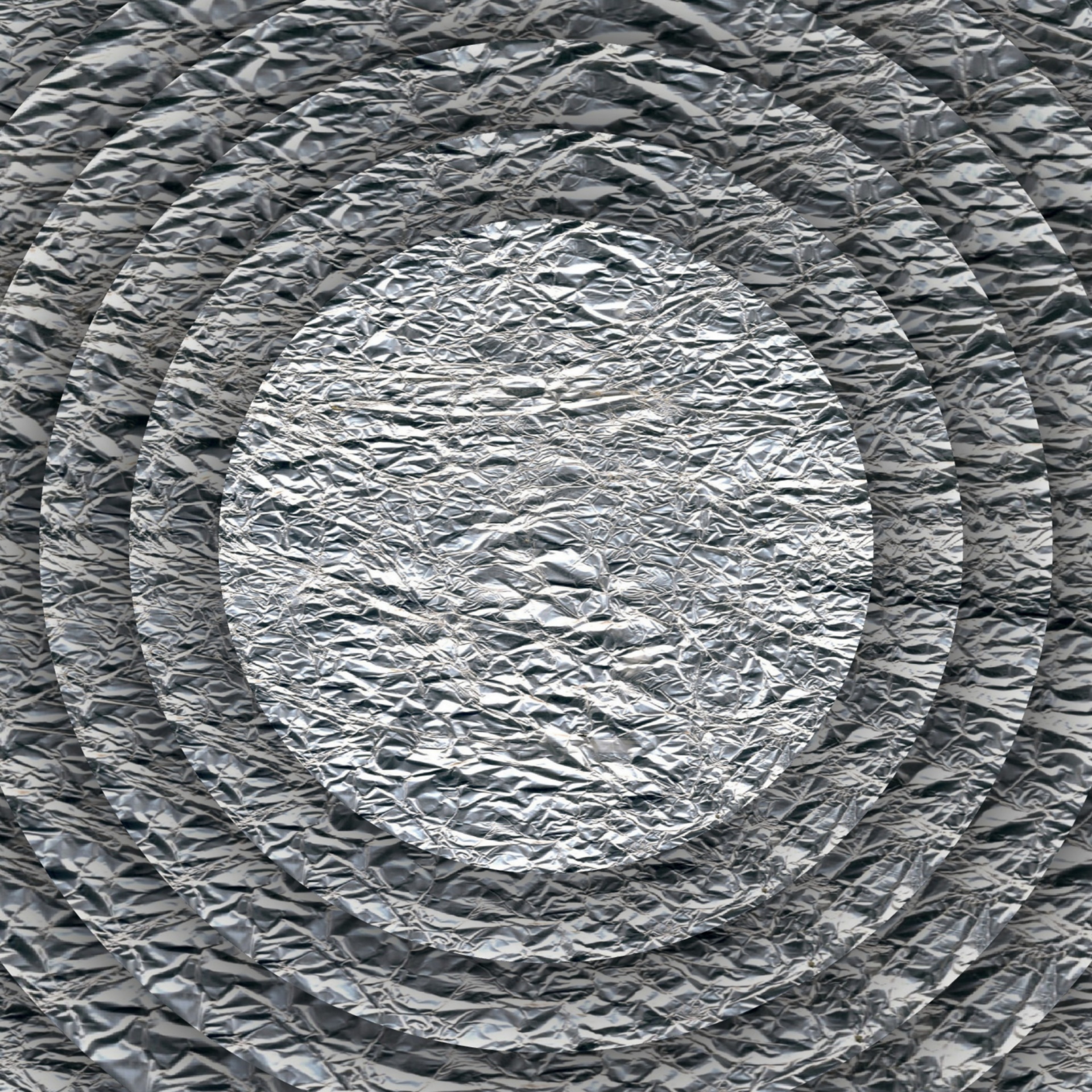 silver concentric circles free photo
