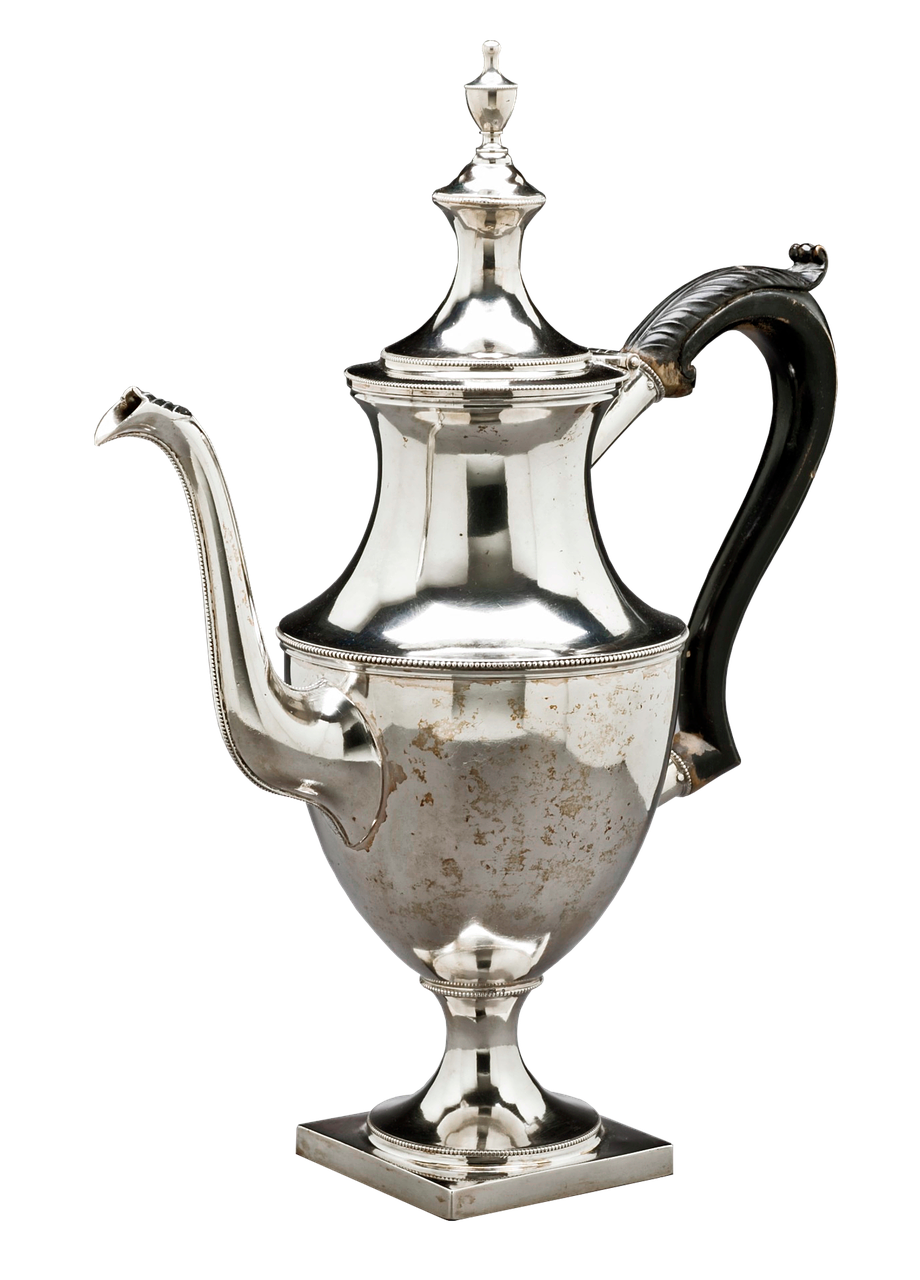 silver coffeepot coffeepot antique free photo