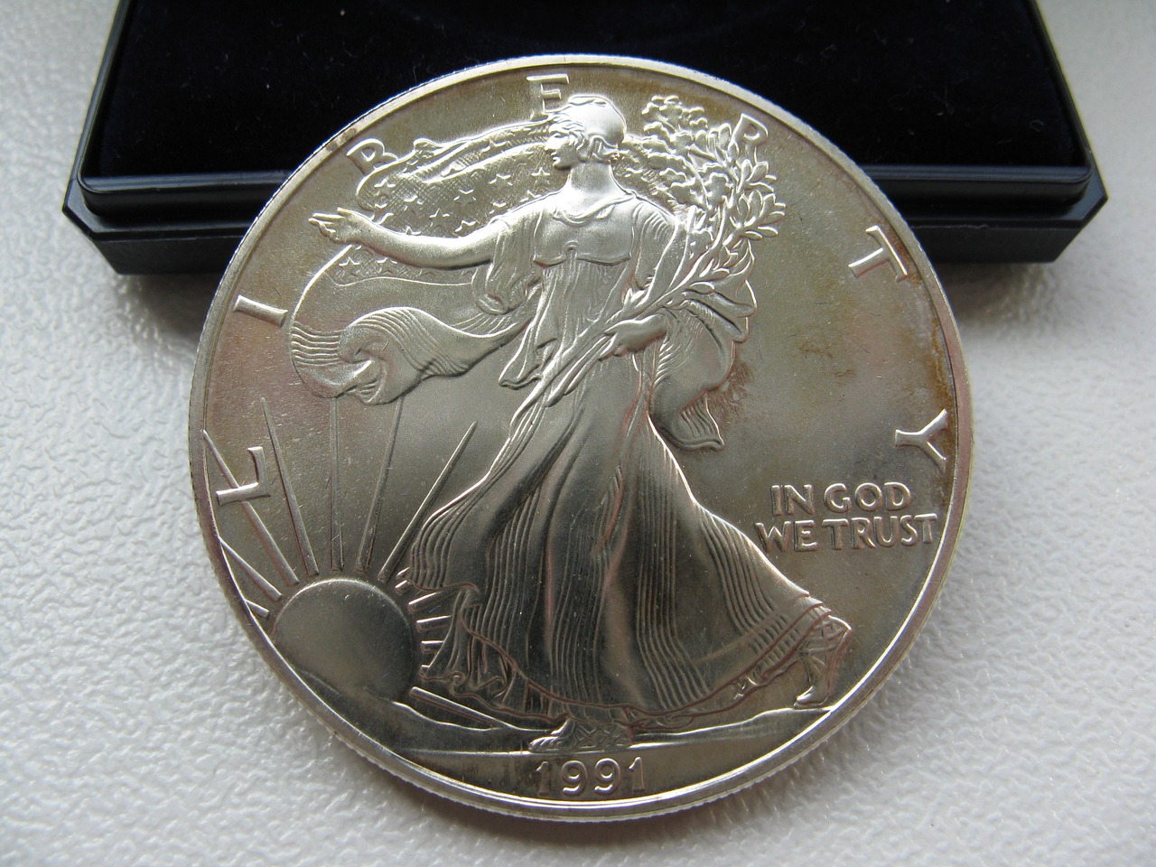 dollar silver coin free photo