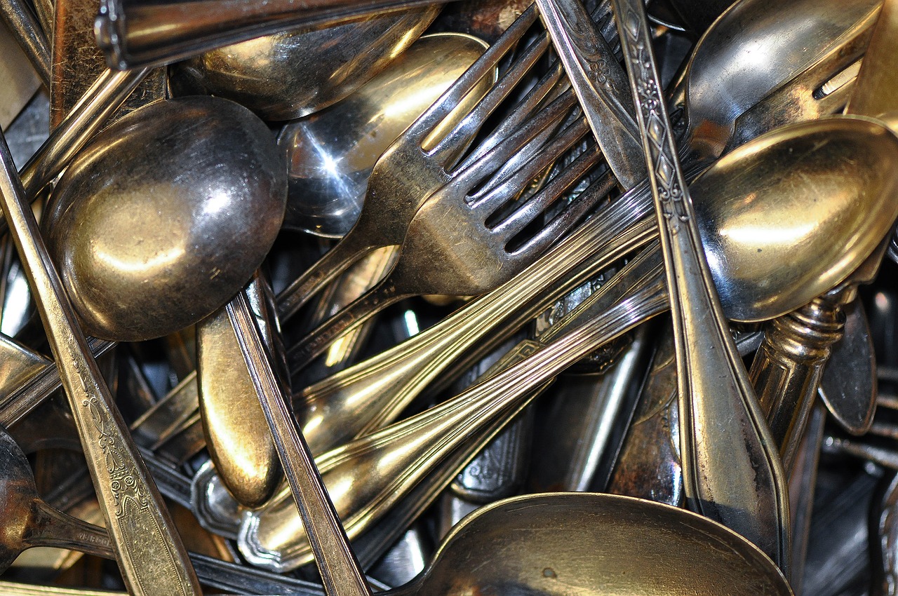 silverware forks dinner free photo