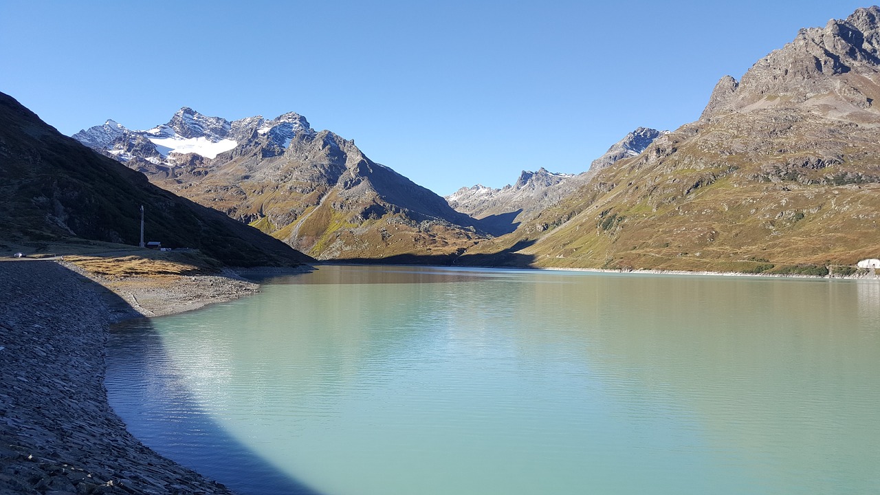 silvrettasee austria reservoir free photo