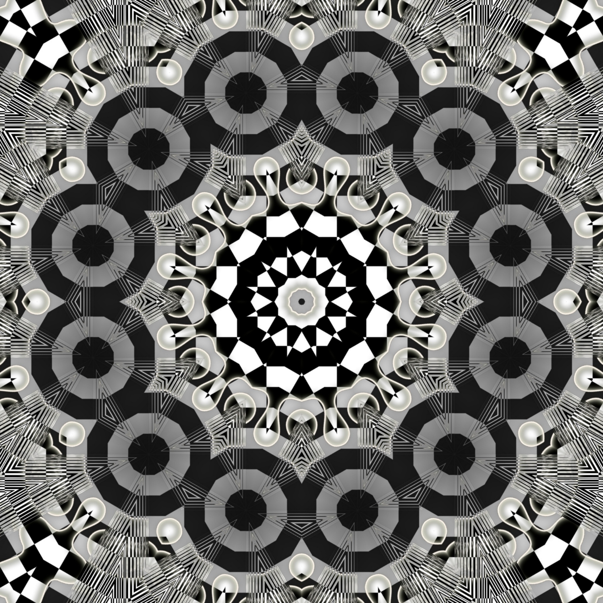 wallpaper simple kaleidoscope free photo