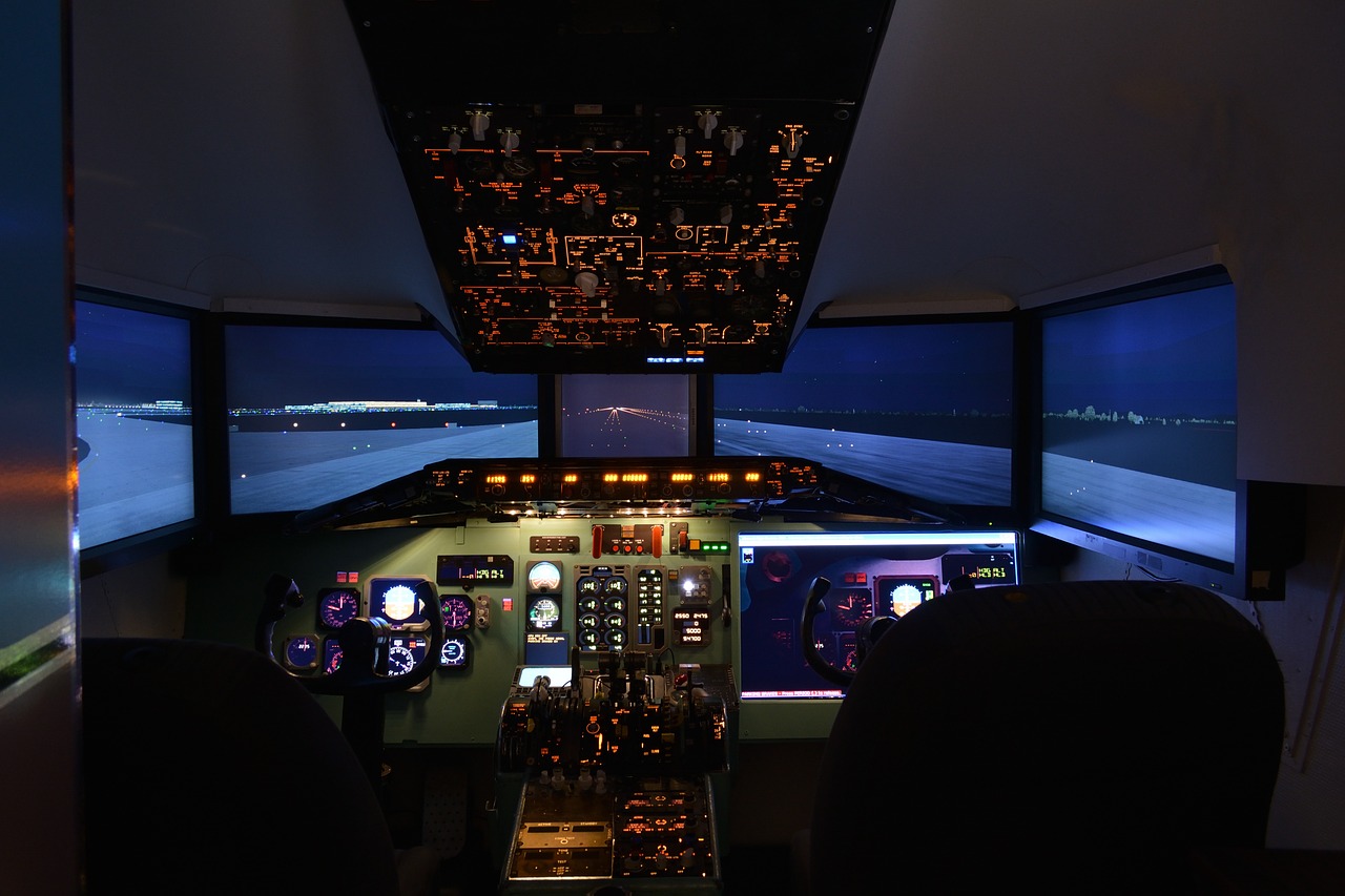 simulator aviation the md-80 free photo