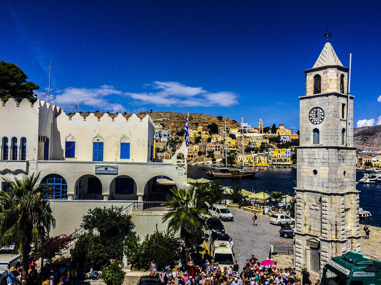 simy island tower free photo