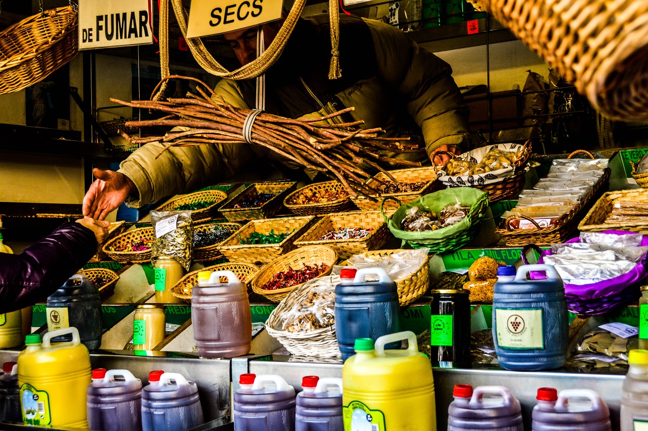 market colors food free photo