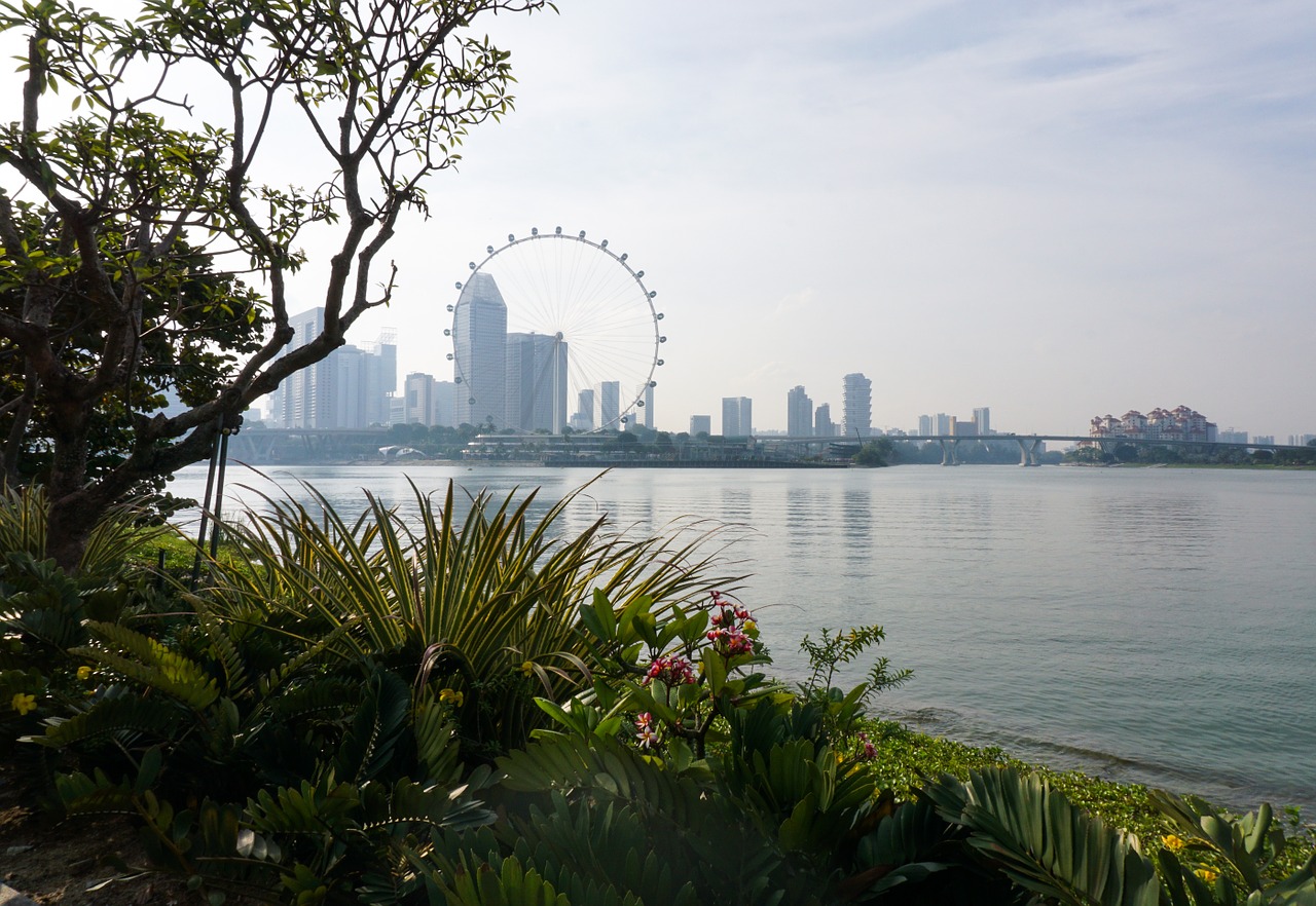 singapore flyer garden free photo