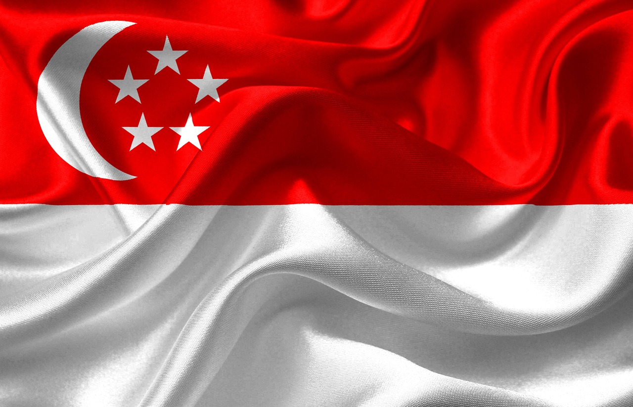 singapore flag nation free photo