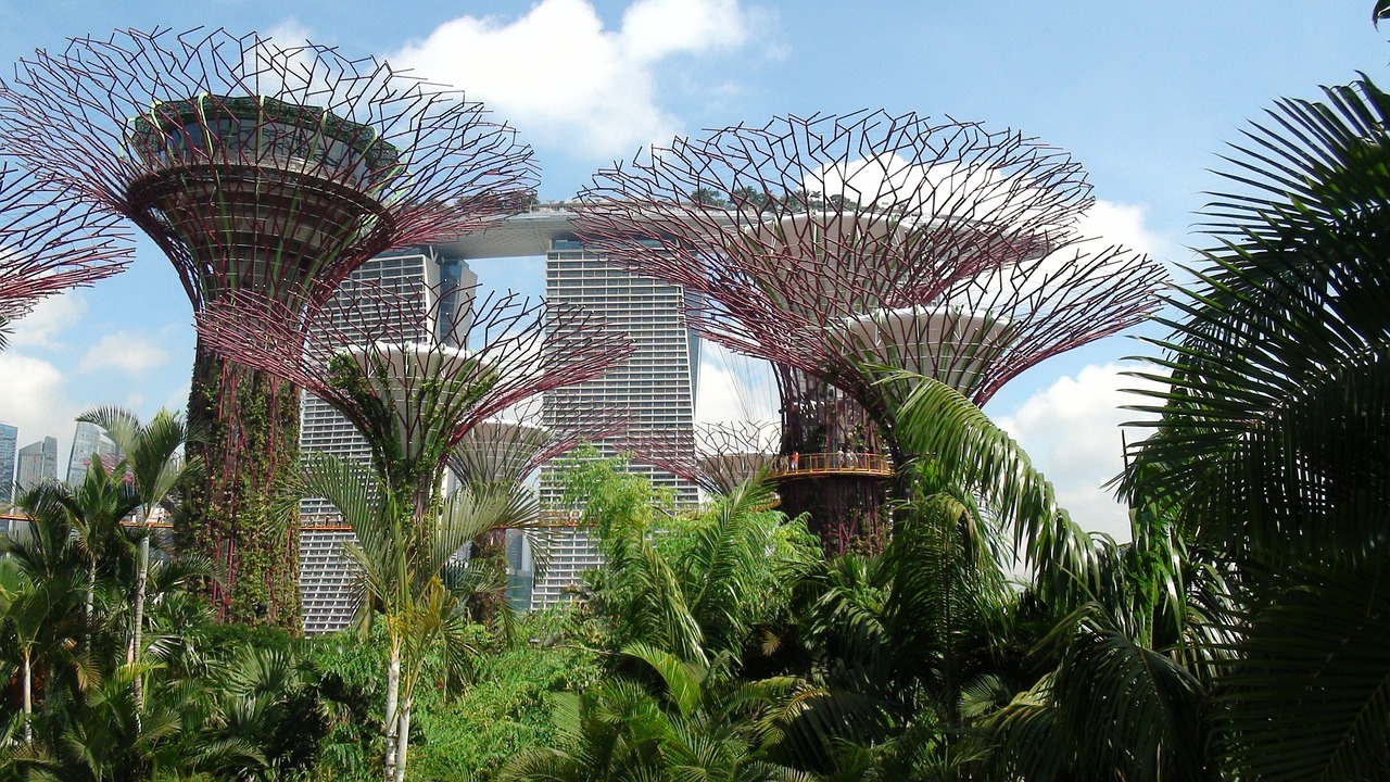 singapore landmark garden free photo