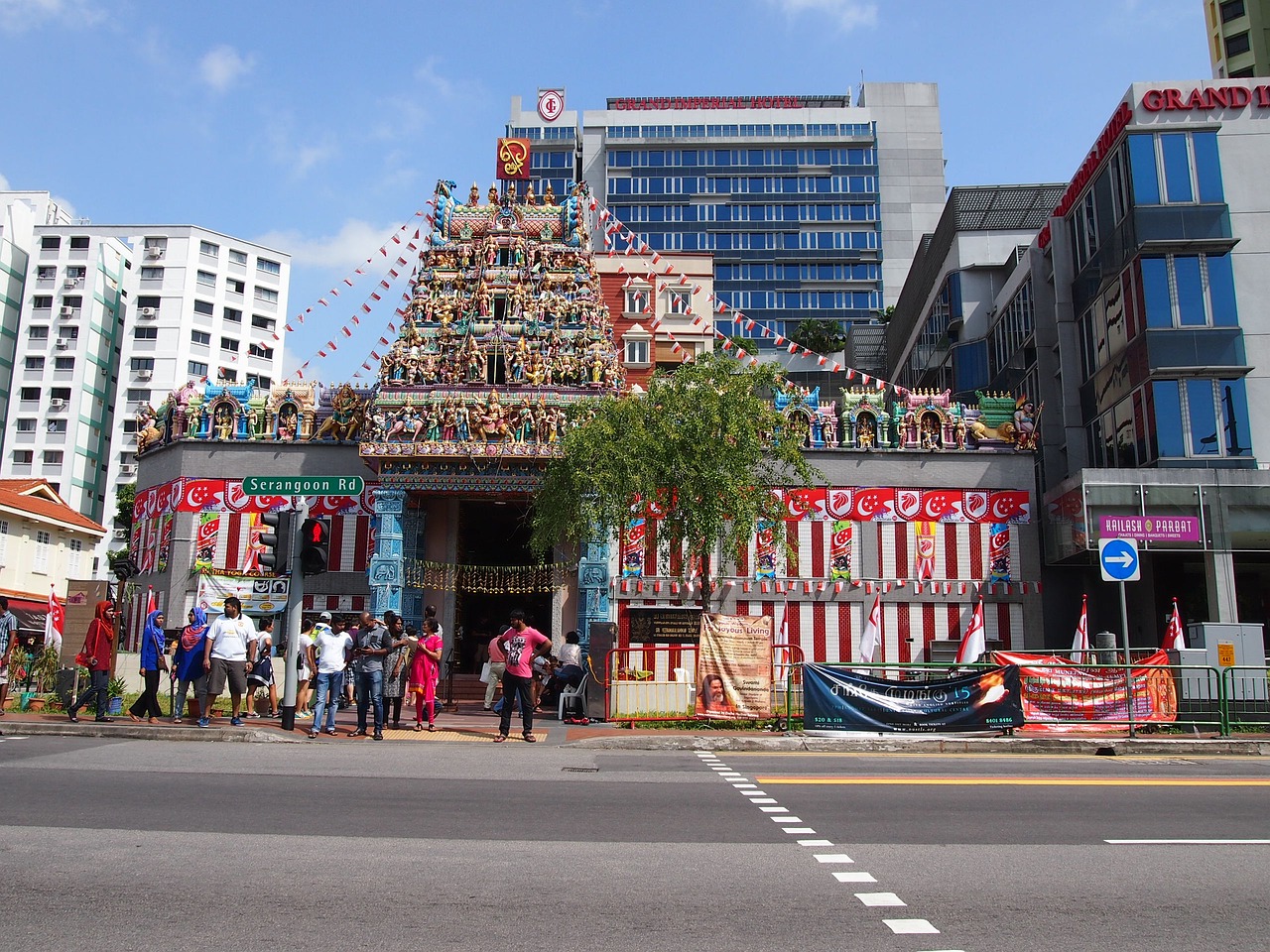 singapore hindu temple free photo