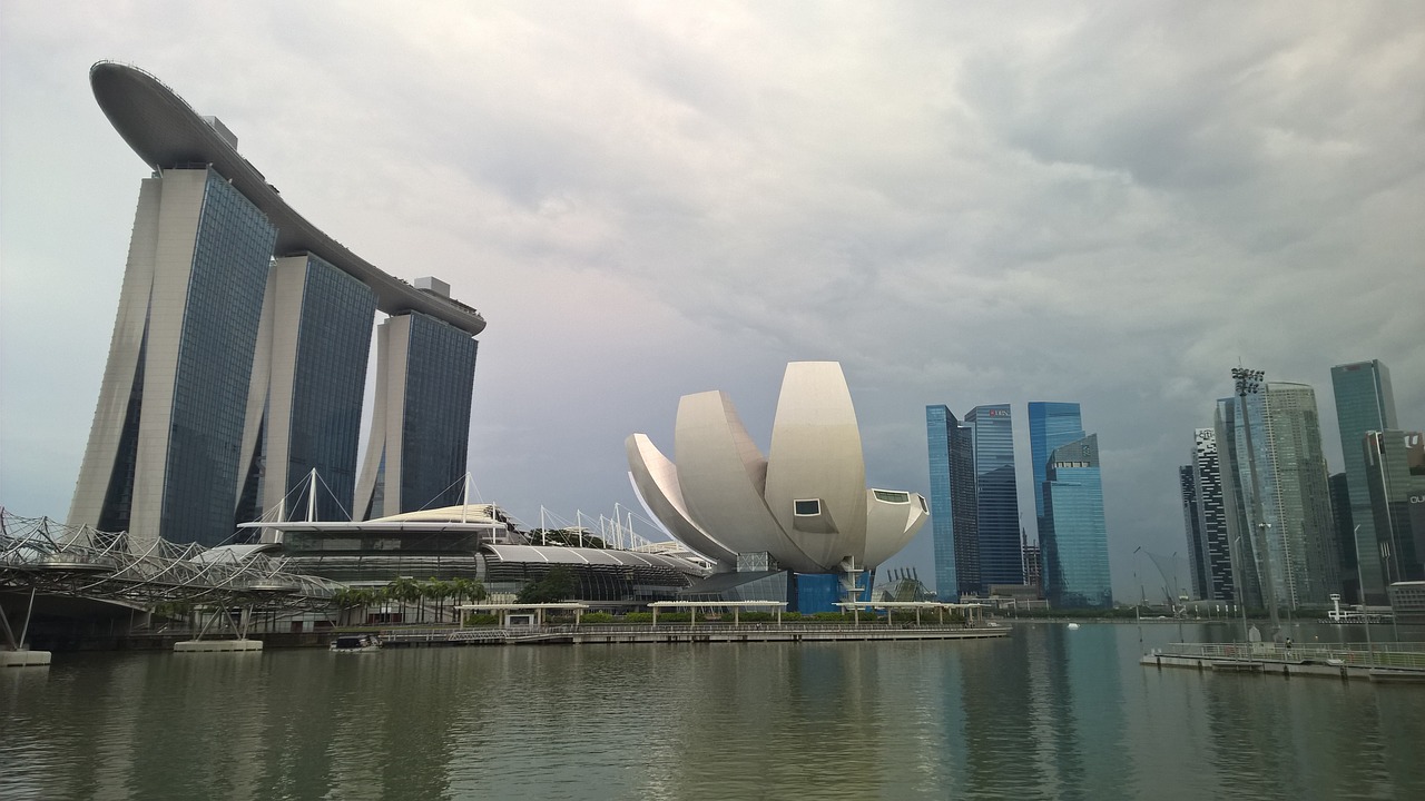 singapore hotel marina bay sands free photo