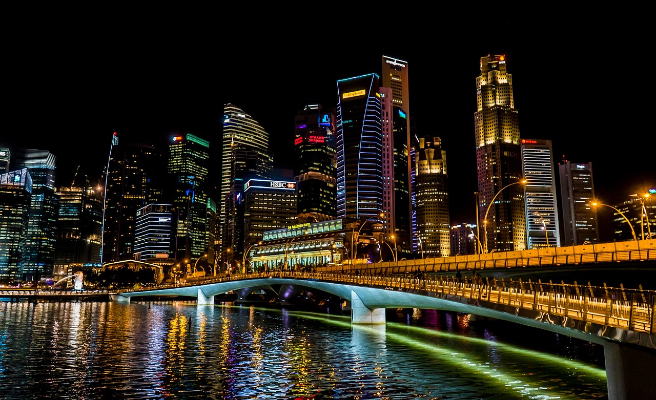 singapore city urban free photo