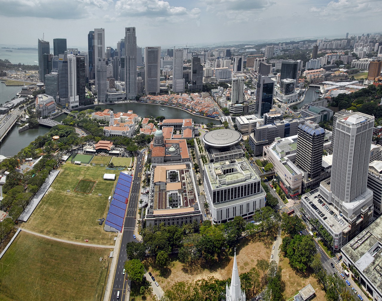 singapore cityscape architecture free photo