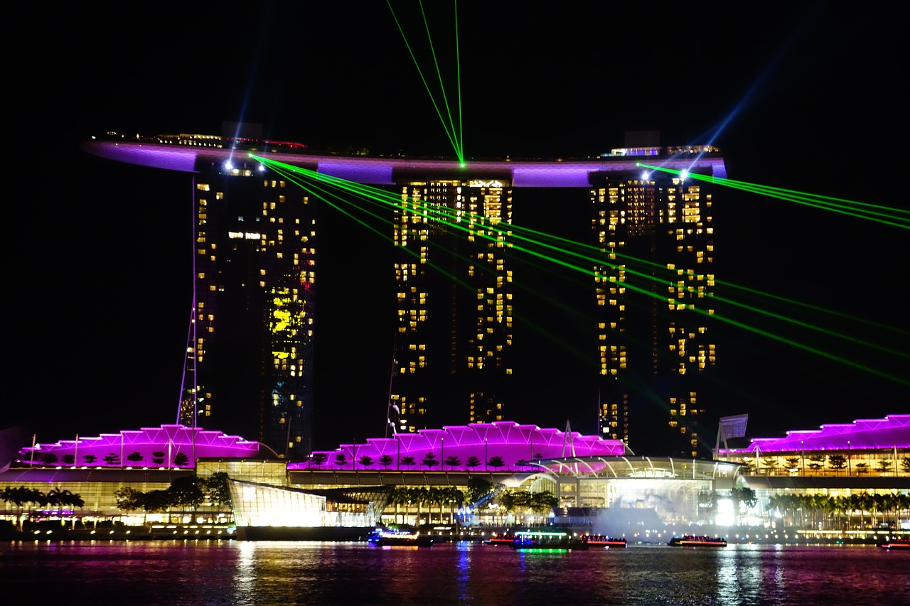 singapore the house of dancing water night free photo