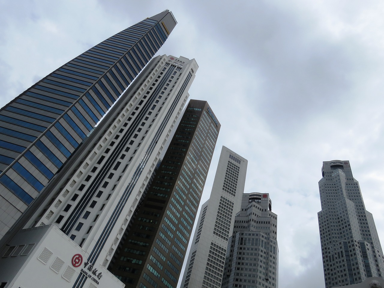singapore raffles place afternoon free photo