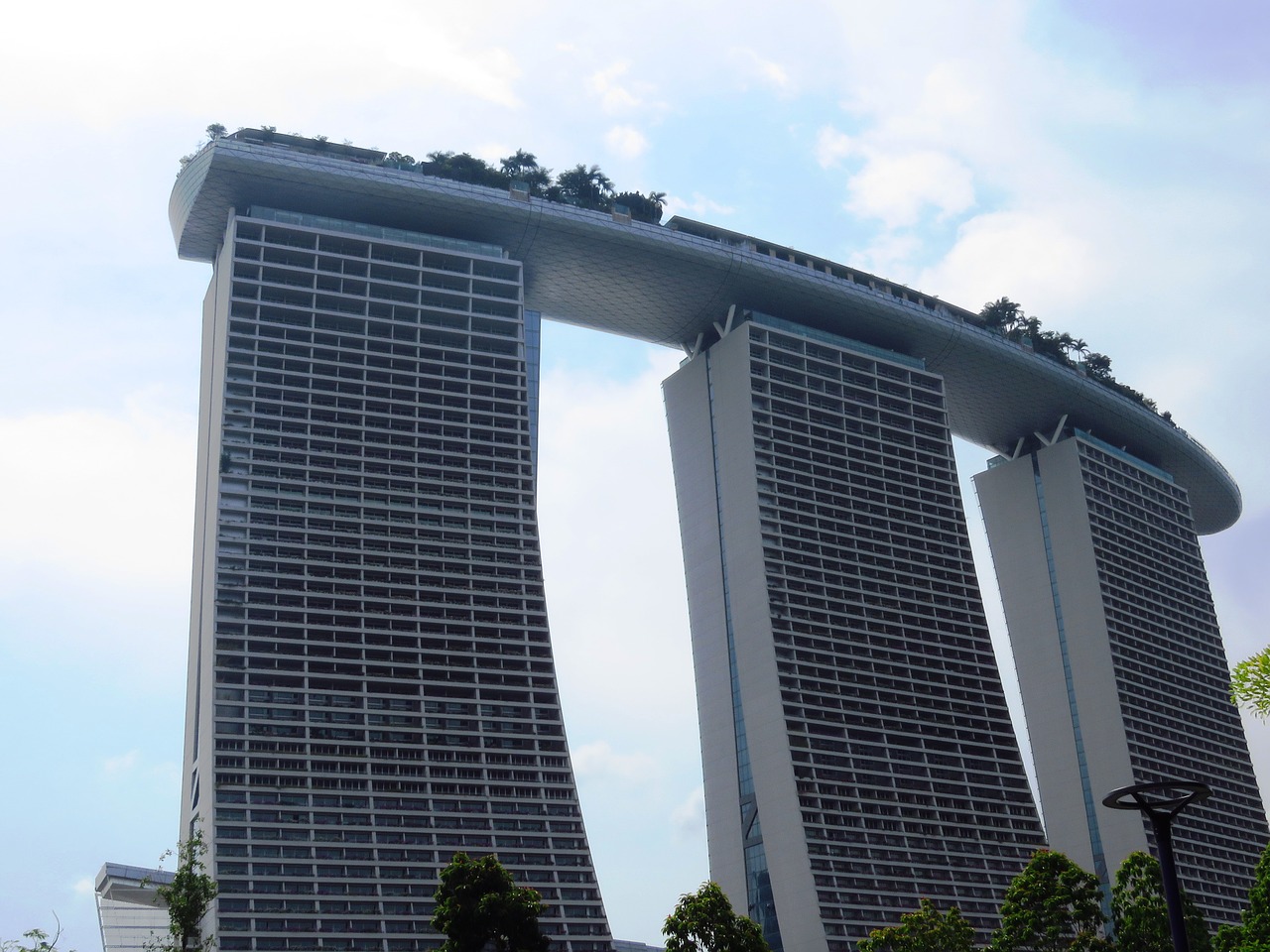 singapore marina bay building free photo