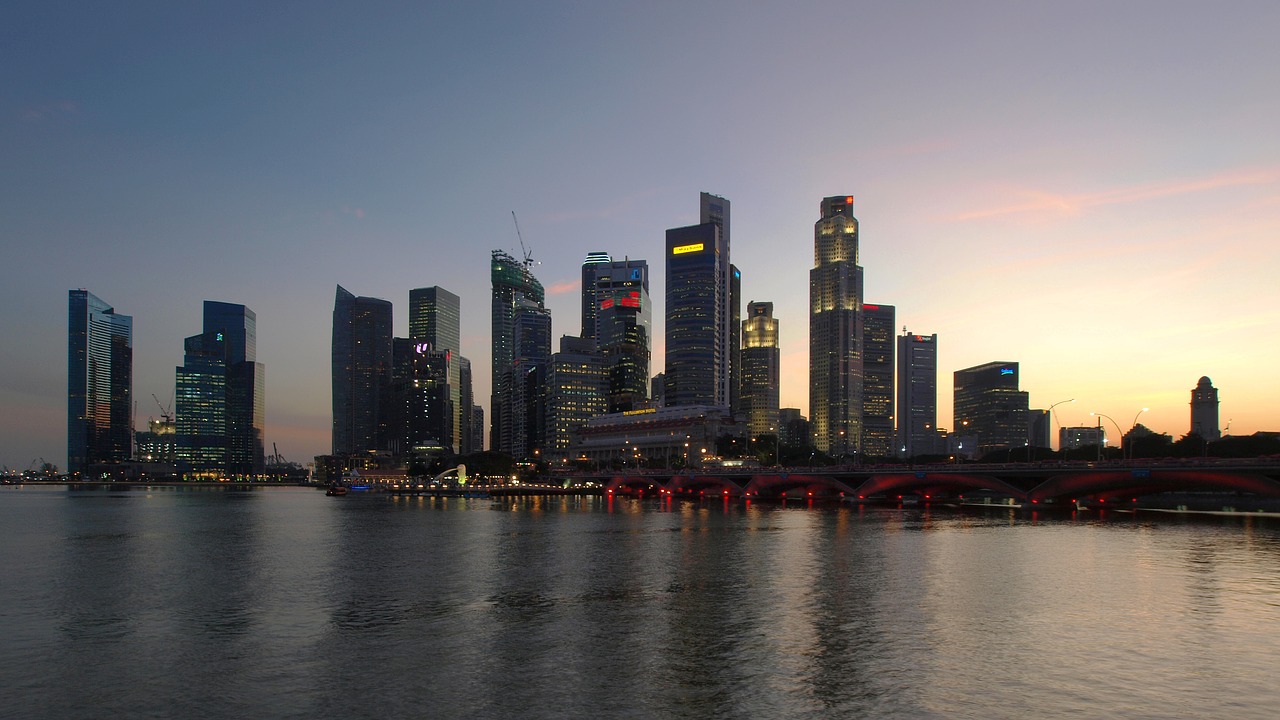 singapore skyscraper cityscape free photo