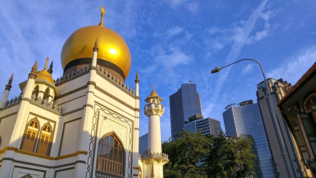 singapore sultan mosque free photo