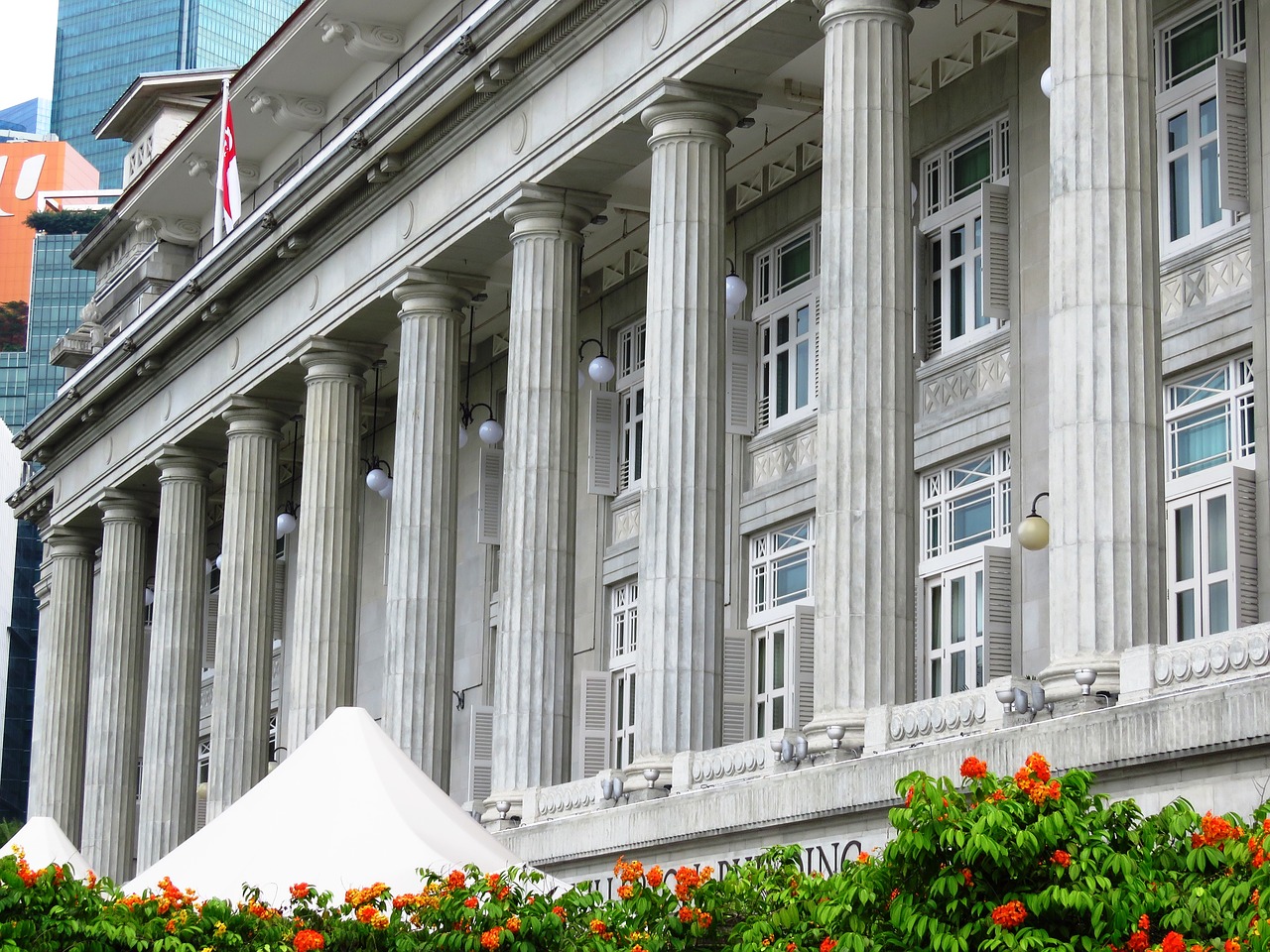 singapore building city hall free photo