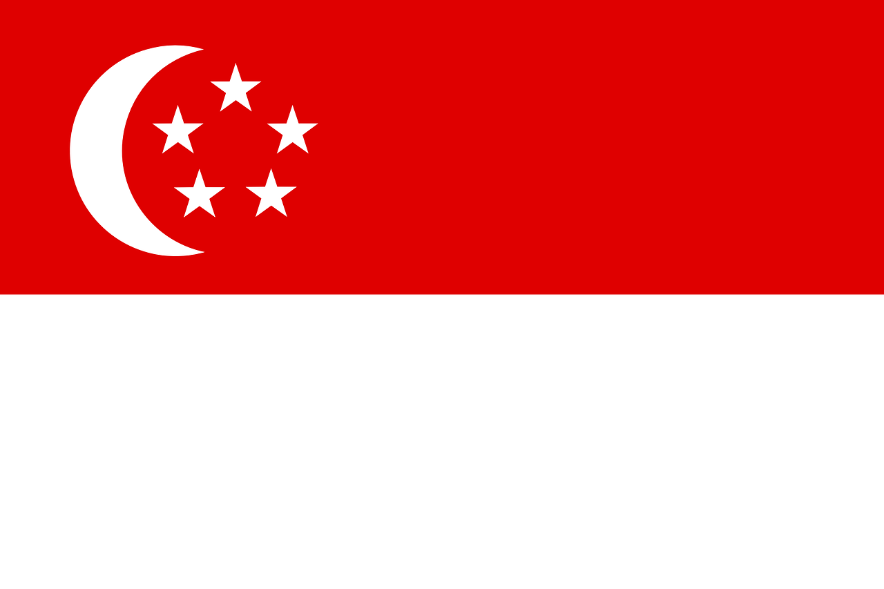 singapore flag asia free photo