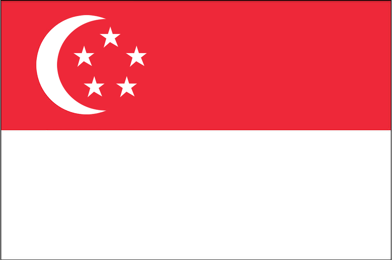 singapore flag red free photo