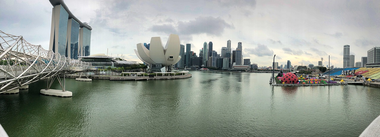 singapore bay panorama free photo