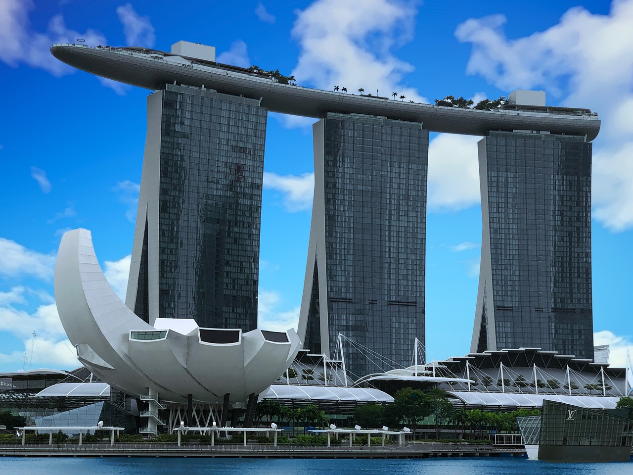 singapore marina bay sands architecture free photo