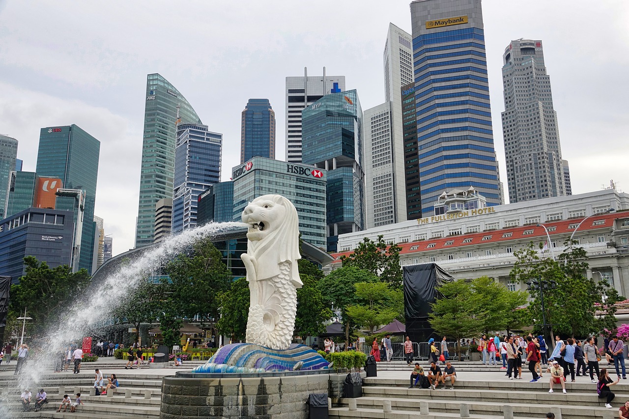 singapore  city  skyscraper free photo