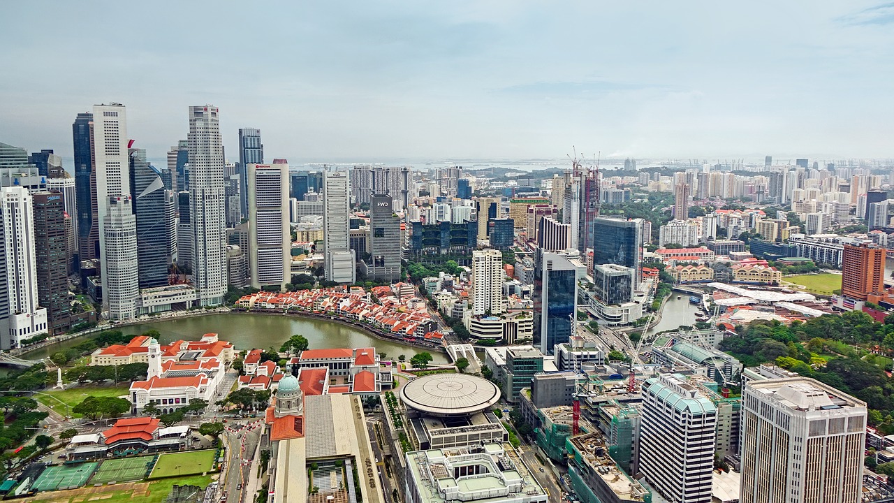 singapore  singapore river  architecture free photo