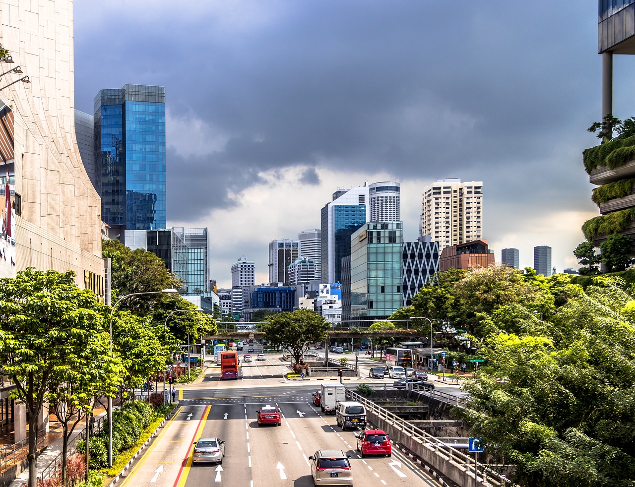 singapore  city  modern free photo