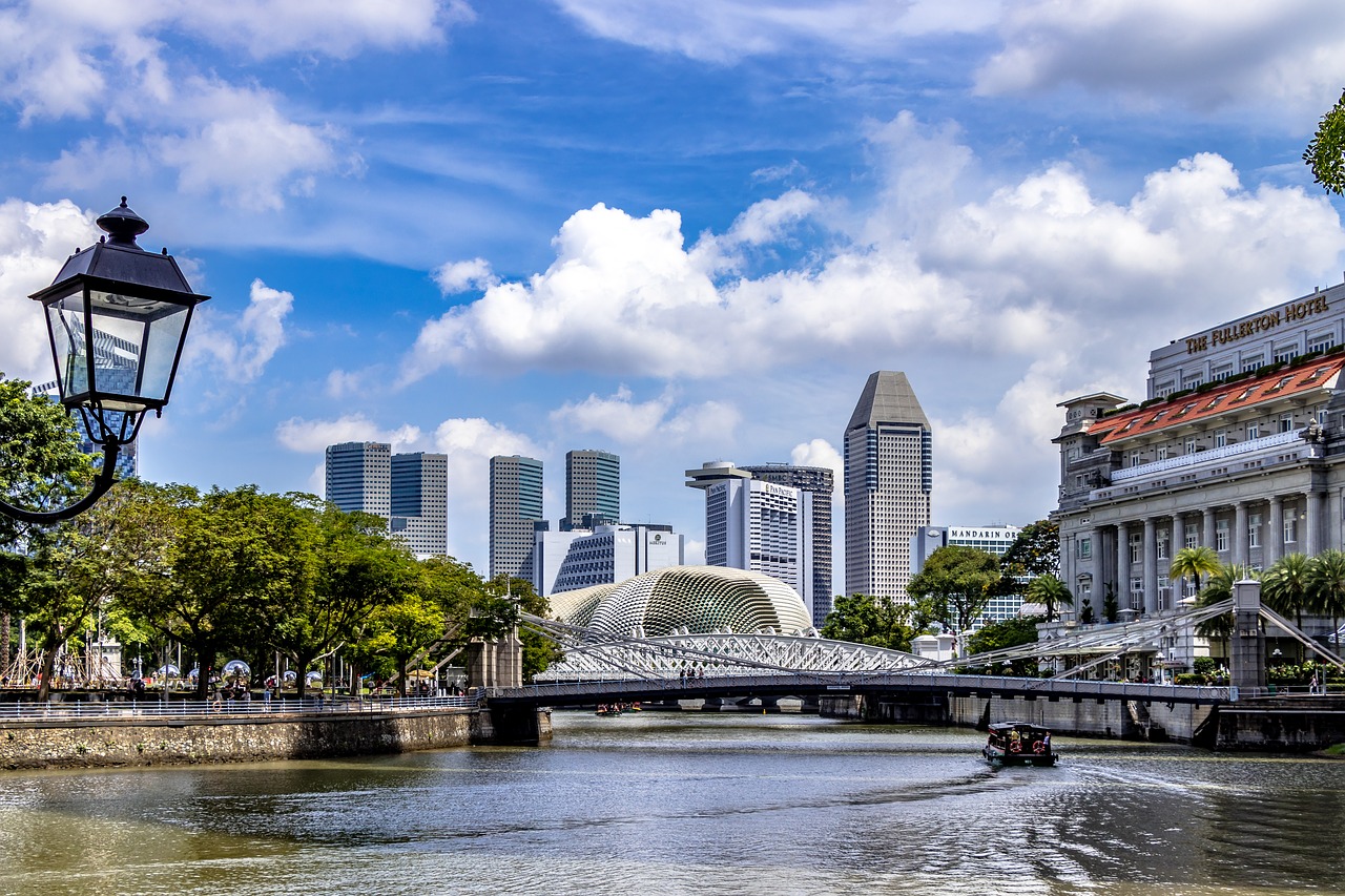 singapore  city  architecture free photo