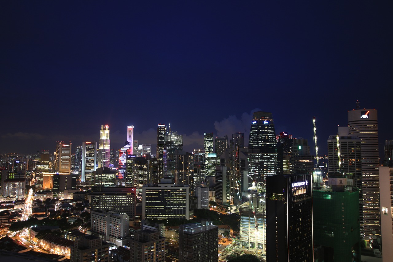 singapore city landscape free photo