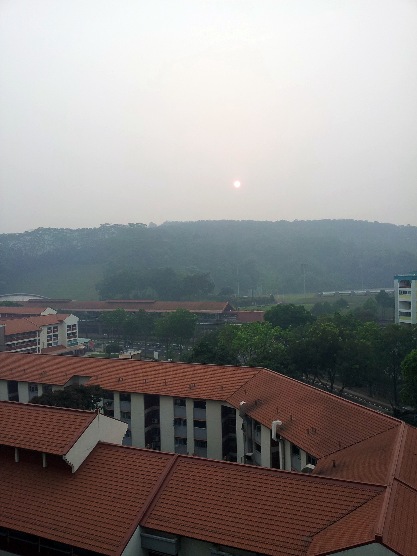 singapore hazy sky smog smoke free photo