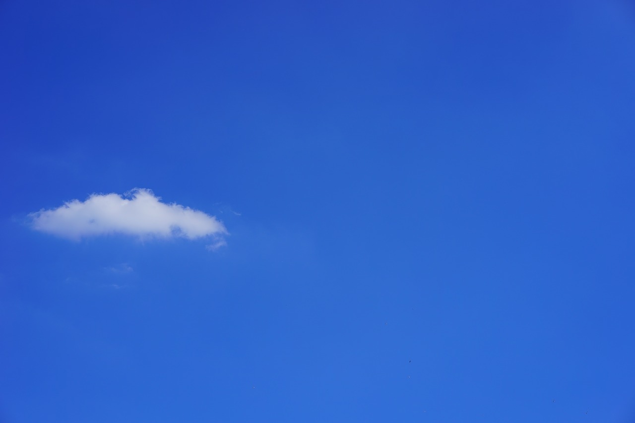 single cloud clouds cumulus free photo